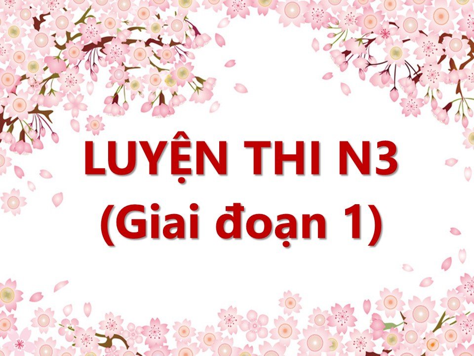 N3 giai đoạn 1