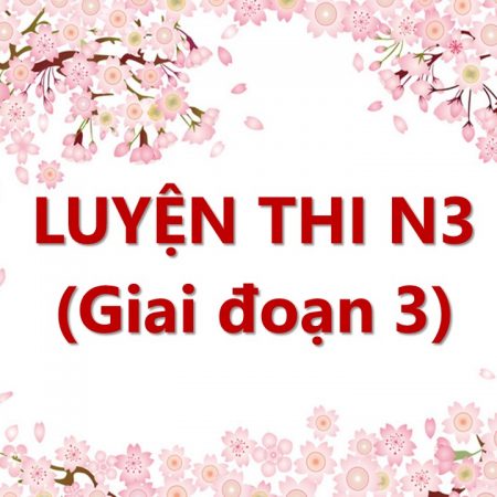 Luyện thi N3 – Giai đoạn 3